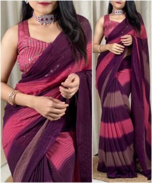 Georgette-saree (6) DS13