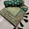a84bbcc7-35d4-4b80-a78e-838c431440e0 Designer Mushroom Georgette Saree with Coding Embroidery MG02