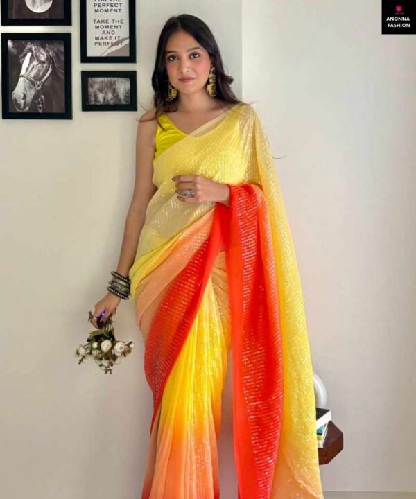 Beautiful Crush Sequence Saree Collection CS03