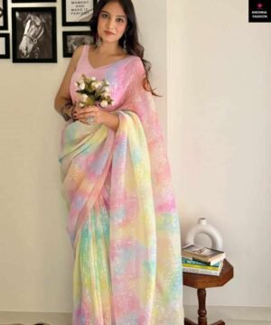 Beautiful Crush Sequence Saree Collection CS05