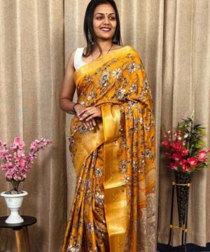 Dola Silk Saree With Jacquard Border DJ05