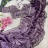 JM (1) Pure crystal silk Jimmy Choo sarees with sequence & zari embroidered JM13