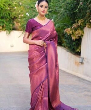 Lichi Silk Banarasi Saree LS11