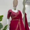 Jimmy Choo Mono Bangalore Saree with Thread & Sequence work JB51