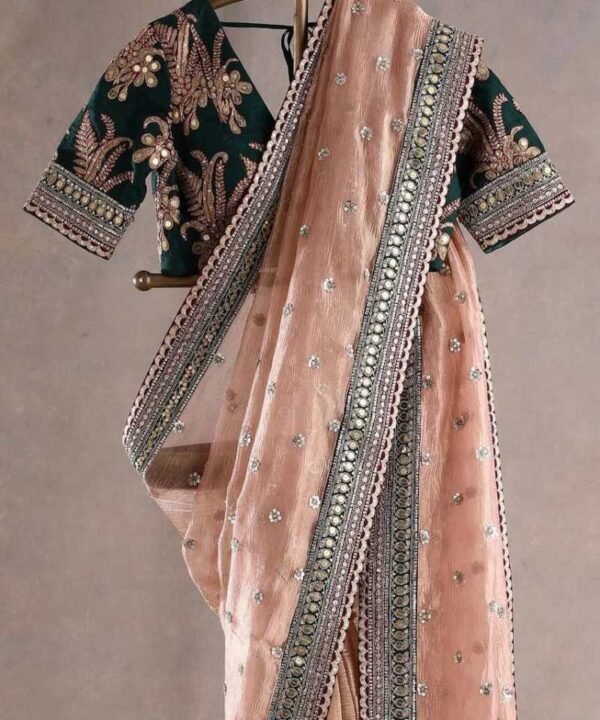 Twil Net Silk Saree with Thread & Sequence work TN11