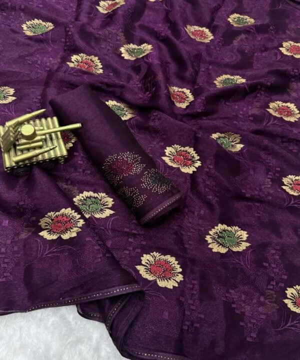 Vibrant new look Sitara Chiffon Saree SC53