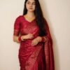 Half Silk Saree with Blouse Piece DP05