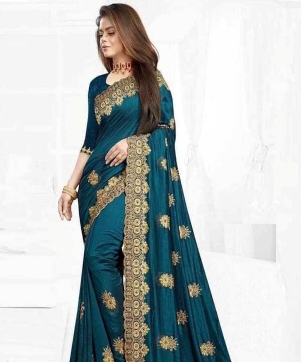 G112 (1) Georgette Embroidery Saree G121