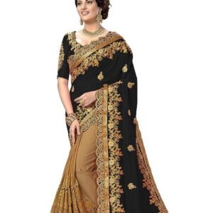 Georgette  Embroidery Saree G125