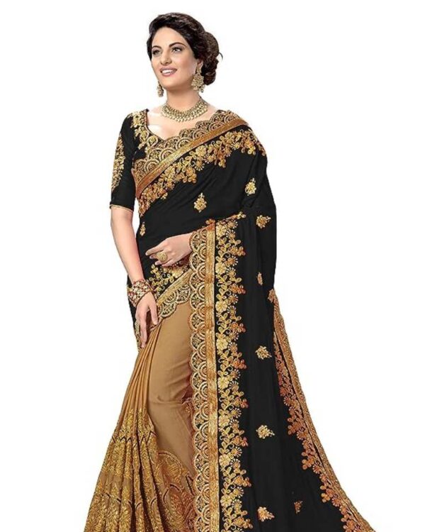 Georgette Embroidery Saree G125