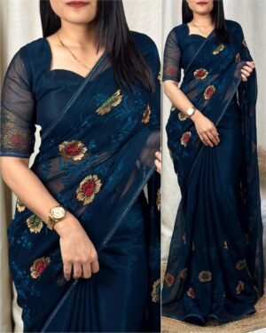 Vibrant new look Sitara Chiffon Saree SC54