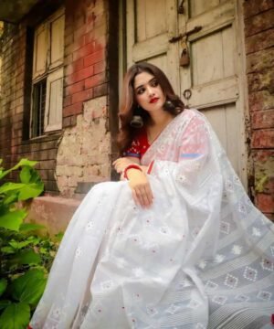 Half Silk Saree with Blouse Piece HS01