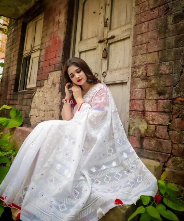 Half Silk Saree with Blouse Piece HS01