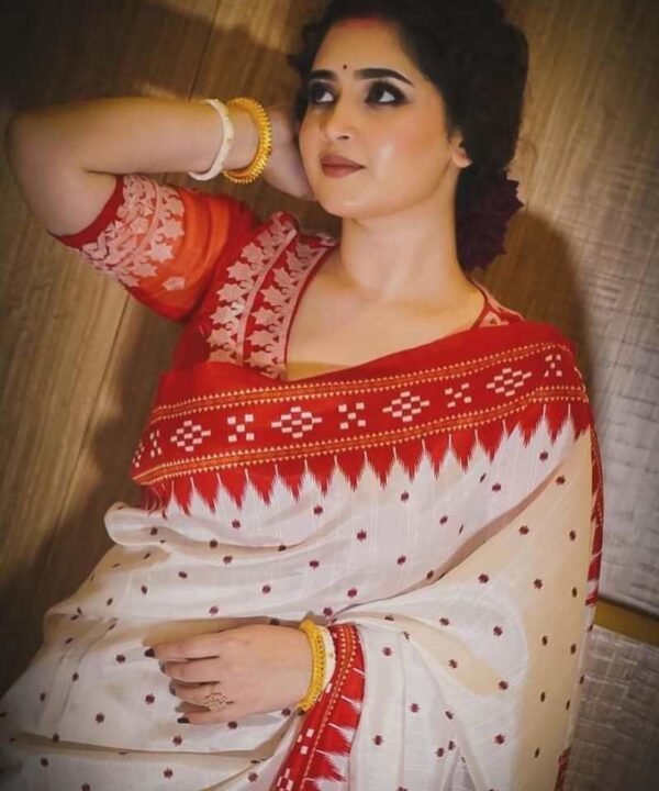 Half Silk Saree with Blouse Piece HS02