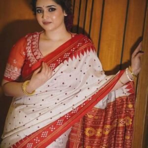 Half Silk Saree with Blouse Piece HS02