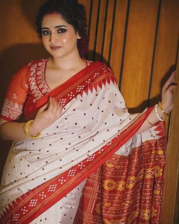 Half Silk Saree with Blouse Piece HS02