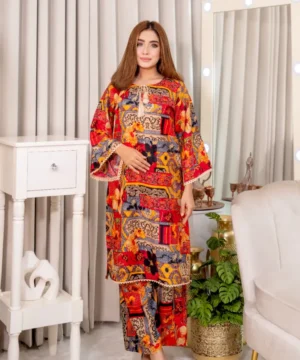 RM01 (2) Premium China Linen Co-Ord Set | Stylish Two Piece (Free Size) RM01