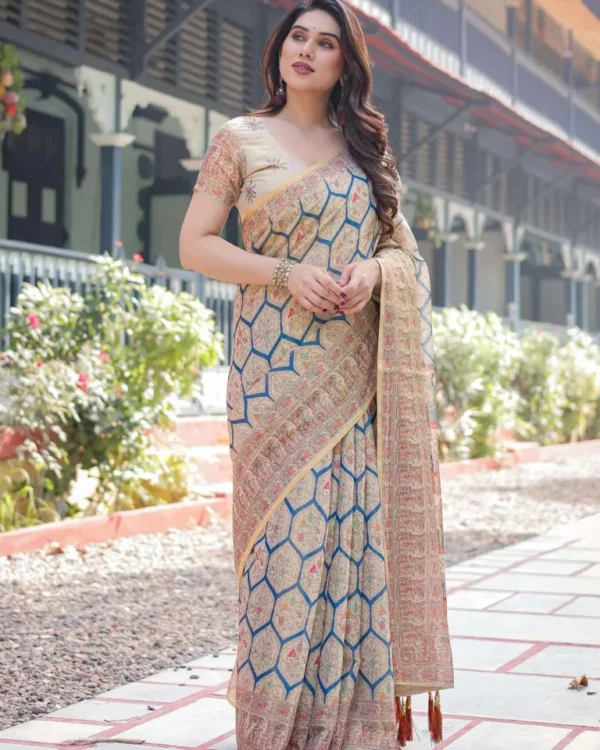 Chanduri Digital Print Silk Saree CD31