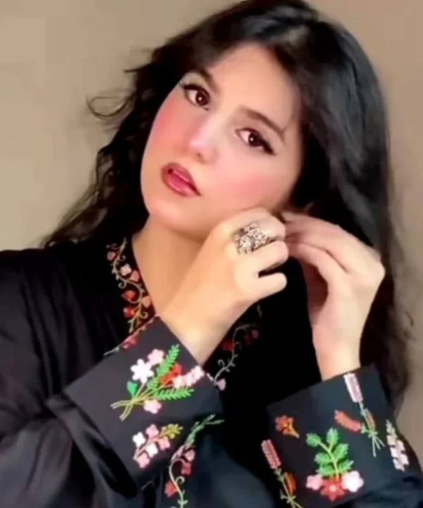 CE01 (3) Premium Cherry Fabric Two Piece | Full Body Embroidery Work CE01