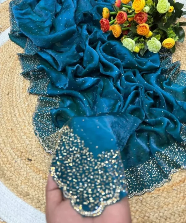 Luxurious and Glamorous Trending Space Silk Saree SS02