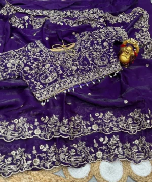 Luxurious and Glamorous Trending Mango Work Saree MW02