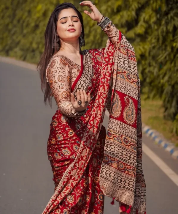 SS30 (1) Soft Silk High Quality Saree with Blouse Piece SS30