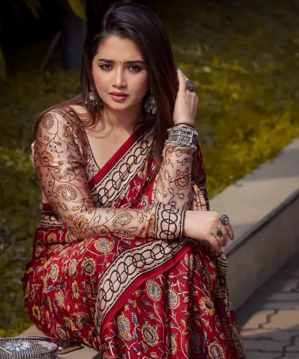 SS30 (2) Soft Silk High Quality Saree with Blouse Piece SS30