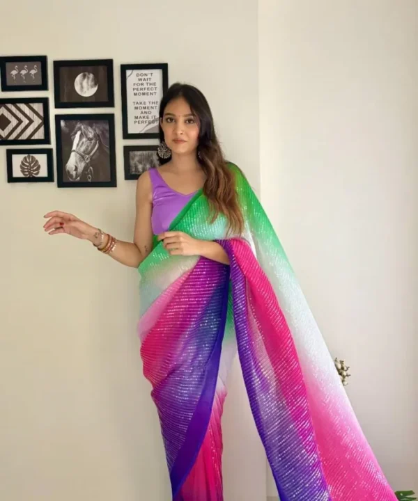 Beautiful Crush Sequence Saree Collection CS30
