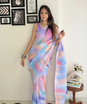 crush (3) Beautiful Crush Sequence Saree Collection CS41