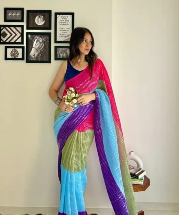 Beautiful Crush Sequence Saree Collection CS42