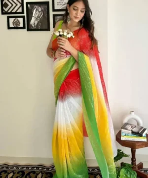 crush (5) Beautiful Crush Sequence Saree Collection CS43