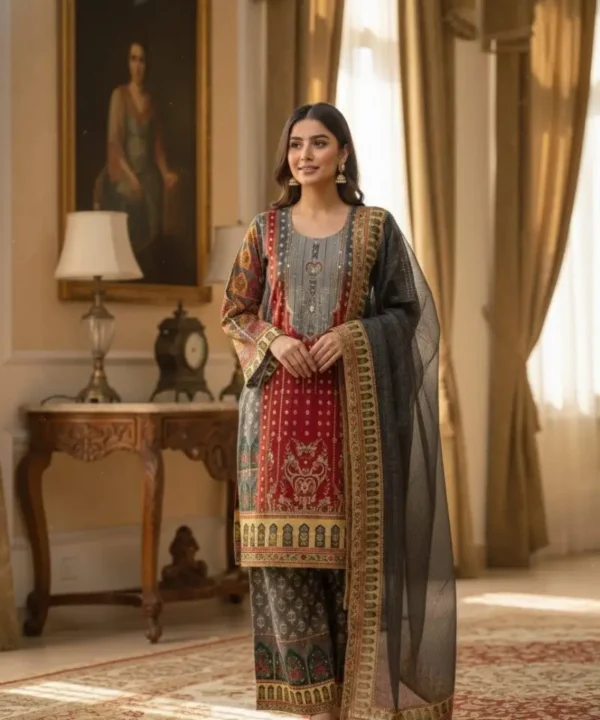 Digital Print Three Piece DP202613