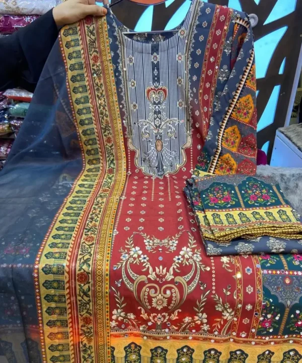 Digital Print Three Piece DP202613