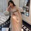 Pure Soft Net Sequence Work Saree | Indian Party Wear (With Blouse Piece)