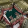 Heavy Twill Banarasi Crush Silk saree