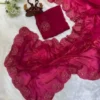 Pure Space Silk Saree with Katdana Handwork